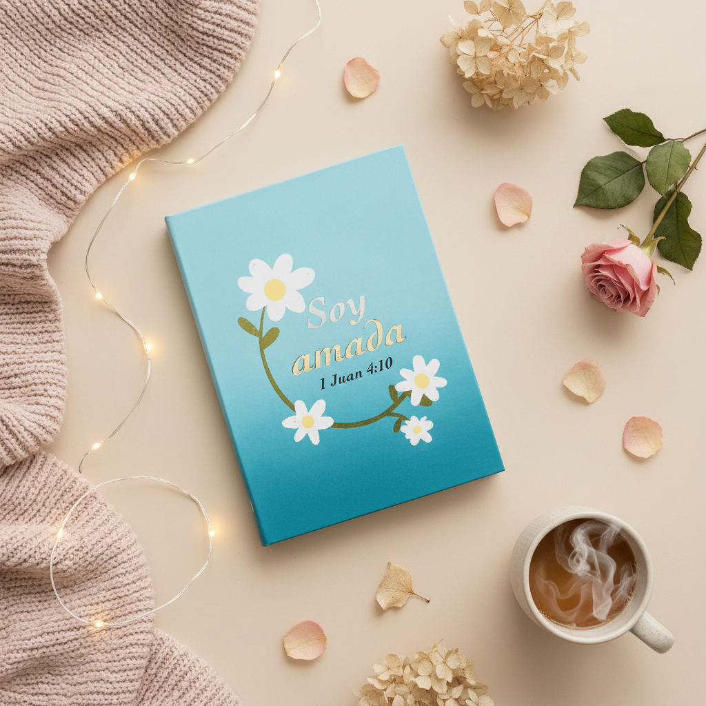Libreta “Soy amada” (120 hojas rayadas)