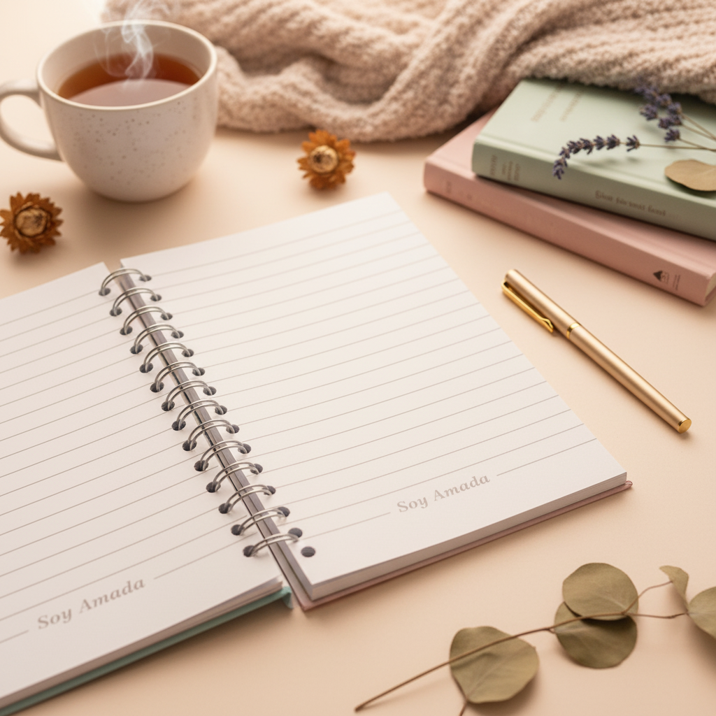 Libreta “Soy amada” (120 hojas rayadas) - Image 3